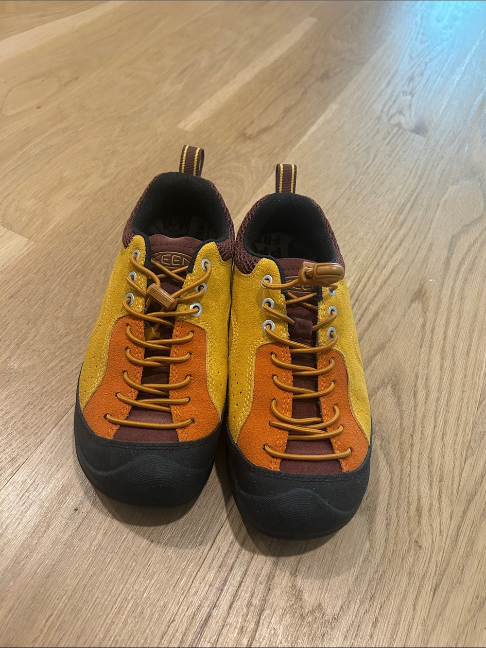 KEEN Women's Yellow and Orange Low-Top Sneakers